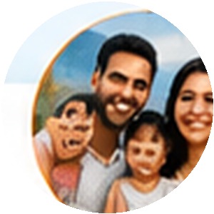 Family portrait shown in Tripzopod's earlier review artwork